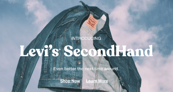 second hand levis